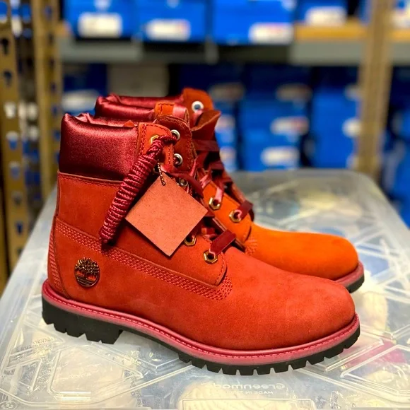 Timberland | Shoes | Timberland 6 Premium Boot Burgundy Satin